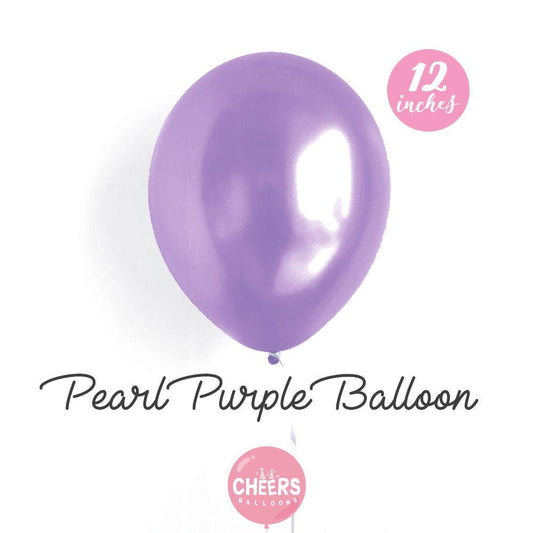 12" Pearl Purple latex balloons